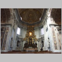 Roma, San Pietro, Foto Dnalor 01, Wikipedia, Blick in den westlichen Kreuzarm.JPG